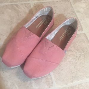 Pink Slip On Toms